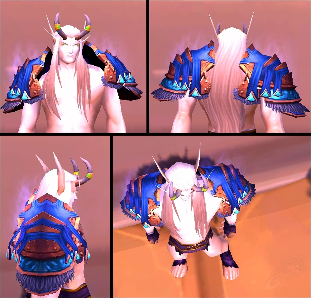 Furred Worgslayer Spaulders