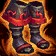 Footwraps of Quenched Fire