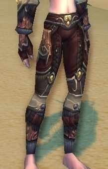 Ruthless Gladiator's Kodohide Legguards