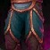 Gilded Fan Silk Trousers